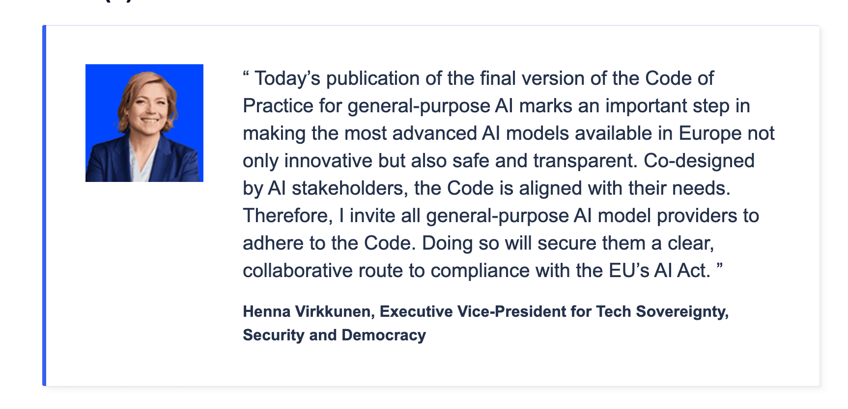 General-Purpose AI Code of Practice: Europa's nieuwe regels voor AI-modellen